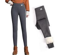 CheChury Leggings Invernali Donna Leggings Termici Donna con Taglia Grossa Fodera in Pile Spesso Leggings Vita Alta Donna Pantaloni Caldi e Elastici Invernali Collant Caldo Velluto Lunghi Pantaloni