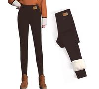 CheChury Leggings Invernali Donna Leggings Termici Donna con Taglia Grossa Fodera in Pile Spesso Leggings Vita Alta Donna Pantaloni Caldi e Elastici Invernali Collant Caldo Velluto Lunghi Pantaloni