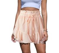 CheChury Pantaloncini Donna Estivi Eleganti Short Casual Corti Larghi Shorts Vita Alta Elasticizzata con Coulisse Pantaloncini Tuta Donna Pantaloni Corti Sportivi Larghi Casual Pantaloni Spiaggia