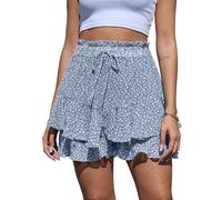 CheChury Pantaloncini Donna Estivi Eleganti Short Casual Corti Larghi Shorts Vita Alta Elasticizzata con Coulisse Pantaloncini Tuta Donna Pantaloni Corti Sportivi Larghi Casual Pantaloni Spiaggia
