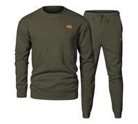 CheChury Tuta Uomo Completa Tuta da Ginnastica Uomo Invernale 2 Pezzi Maglia Felpa e Pantaloni Set Giacca da Jogging Set Suit Felpata Completo Palestra Abbigliamento Sportiva Tute