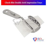 Check-Bite Double Arch Impression Tray cucchiaio per impronte Check Bite