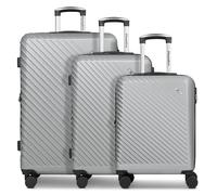Check.In Paradise 2.0 4 ruote Set di valigie 3 pezzi espandibile color argento