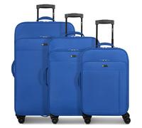 Check.In Sevilla 2.0 4 ruote Set di valigie 3 pezzi blu
