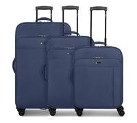 Check.In Sevilla 3.0 4 ruote Set di valigie 3 pezzi blu
