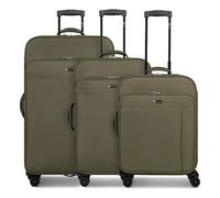 Check.In Sevilla 3.0 4 ruote Set di valigie 3 pezzi oliva