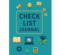 Check List Journal: Daily To-Do List & Task Planner | 100 Pages Large 8.5"×11" Format | Simple Checklist Notebook for Work, School & Home