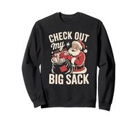 Check out My Big Sack Santa Funny Christmas Humor Holiday Felpa