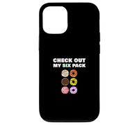 Check Out My Six Pack Funny Donut for Gym Workout Custodia per iPhone 12/12 Pro