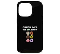 Check Out My Six Pack Funny Donut for Gym Workout Custodia per iPhone 13 Pro