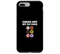 Check Out My Six Pack Funny Donut for Gym Workout Custodia per iPhone 7 Plus/8 Plus
