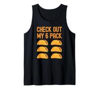 Check out My Six Pack Funny Tacos Mexican Food Cinco De Mayo Canotta