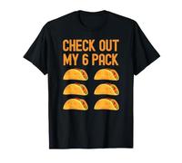 Check out My Six Pack Funny Tacos Mexican Food Cinco De Mayo Maglietta
