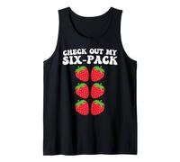 Check out My Six Pack Strawberry Funny Cute Fruit Phrase Canotta