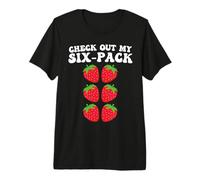 Check out My Six Pack Strawberry Funny Cute Fruit Phrase Maglietta Premium
