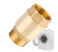 Check Valve - Brass Backflow Preventer | 2.6 Inches Water Flow Adapter