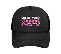 Check Your Boobs Mine Tried Yo Kill Me Donna Uomo Snapback cap Classic Cappellino da Baseball Sportivo Cappellino con Visiera per Ciclismo Tennis Pesca
