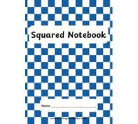 Checked Pattern 20mm Squared Notebook 6 - ideal for maths, numeracy, art, graphic design and engineering