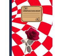 Checkerboard Composition Notebook: Rose: College Ruled | 120 Pages | 8.5 x 11 Inches | Matte Cover