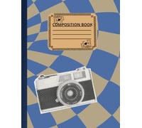 Checkerboard Composition Notebook: Vintage Camera: College Ruled | 120 Pages | 8.5 x 11 Inches | Matte Cover