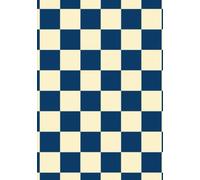 CHECKERBOARD (LE DAMIER): Livre Décoratif à Motif Damier Sans Texte - Coffee Table Book Esthétique Géométrique & Rétro - (Contenu : Citations & Notes Murmures).