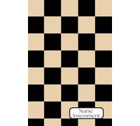 Checkerboard Simple Patient Nurse Assessment Notebook Work & Nursing School Clinical, SBAR format, 50 pages, 6” x 9”, Nursing Student Accessories & Gifts, RN, LPN