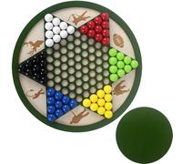 Checkers cinesi | 9,84 pollici di bacheche in legno | Gioco da tavolo di famiglia | Giochi di strategia classici per bambini e adulti, ideali per riunioni di famiglia e viaggi