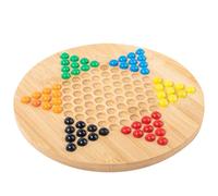 Checkers Cinesi - Set Di Dottori | Game Da Tavolo In Legno Naturale Con 60 Giochi Colorati Marmi Per Adulti Famiglia Per Bambini Di Età 3+ | Da Tavolo Dei Giochi Esagonali, Controllo Strategico
