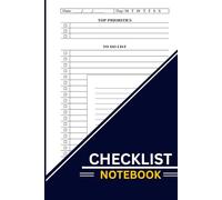 Checklist Notebook: Simple To Do List for Task Organization