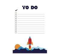 Checklist Notebook | Simple To-Do Lists | 100 Pages | To Do Check Lists for Daily Planning | Note Book Organizer Paperback | Organizer | 6x9