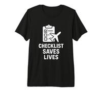 Checklist Salva Vite | Giornata Internazionale della Sicurezza Aerea Maglietta Premium