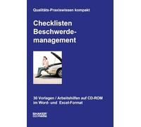 Checklisten Beschwerdemanagement: 30 Vorlagen / Arbeitshilfen auf CD im Word- und Excel-Format