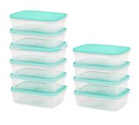 Checkmart Contenitori Meal Prep 1L - Set da 10 contenitori ermetici con coperchio, senza BPA, anti-perdita, impilabili, adatti a microonde, freezer e lavastoviglie