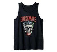 Checkmate King Skull - Re Creepy Figure Amante degli Scacchi Canotta