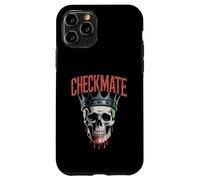 Checkmate King Skull - Re Creepy Figure Amante degli Scacchi Custodia per iPhone 11 Pro