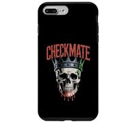 Checkmate King Skull - Re Creepy Figure Amante degli Scacchi Custodia per iPhone 7 Plus/8 Plus