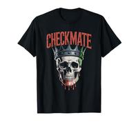 Checkmate King Skull - Re Creepy Figure Amante degli Scacchi Maglietta