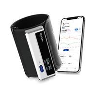 CheckMe Armfit Misuratore di Pressione Professionale Digitale con APP per iOS e Android, Bluetooth Misuratore Pressione da Braccio Automatico con Gestione Multiutente per Uso Domestico