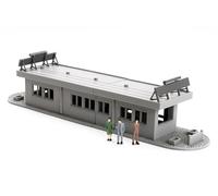 Checkpoint Charlie Wachhaus - Scala HO (1:87) - Modello stampato 3D del posto di frontiera della guerra fredda di Berlino - Modellismo & Diorama