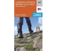 Cheddar Gorge and Mendip Hills West (Map) OS Explorer Map