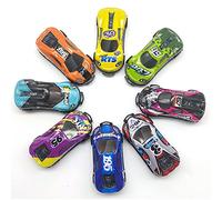 Chedin Stunt 360 ° auto giocattolo girevole, inerzia saltante, lega ritirare la creatività catapulta, mini modelli di auto premi per bambini ragazzi (8p)