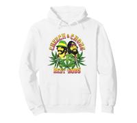 Cheech & Chong Best Buds Cannabis Leaves Retro Felpa con Cappuccio