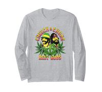 Cheech & Chong Best Buds Cannabis Leaves Retro Maglia a Manica