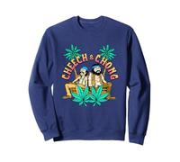 Cheech & Chong Cartoon Couch Palm Trees Felpa