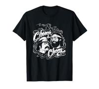Cheech & Chong Classic Duo Smoke Logo Maglietta