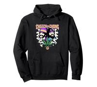 Cheech & Chong Duo Portrait Dice Peace Leaf Felpa con Cappuccio