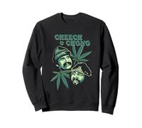 Cheech & Chong Duo Portrait Leaf Felpa