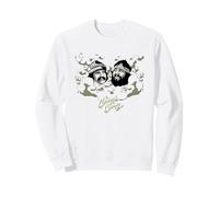 Cheech & Chong Faces Smoke Cloud Felpa