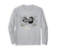 Cheech & Chong Faces Smoke Cloud Maglia a Manica