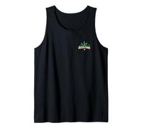 Cheech & Chong Leaf Logo Stars Left Chest Canotta